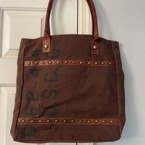 Mona B Marsala Tote Bag